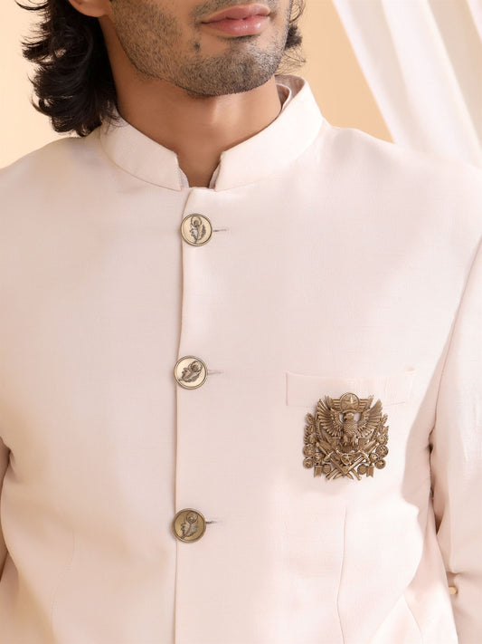 Imperial Eagle Crest Brooch