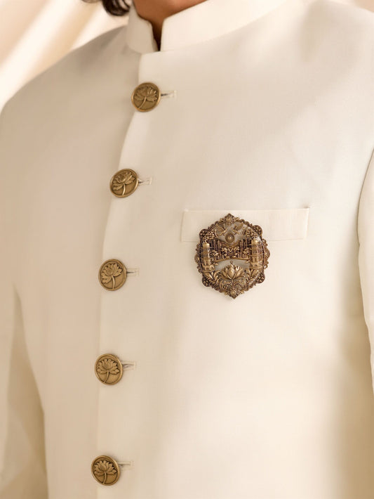 Heritage Lotus City Brooch