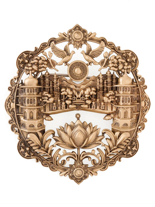 Heritage Lotus City Brooch