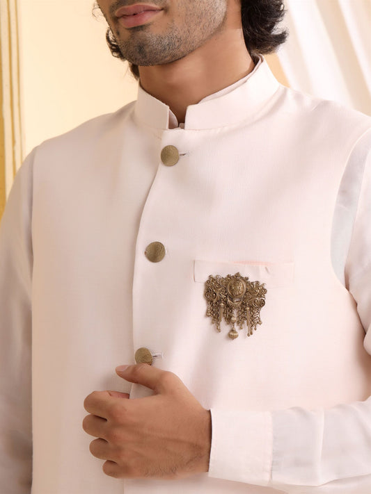 Regal Lion Crest Brooch