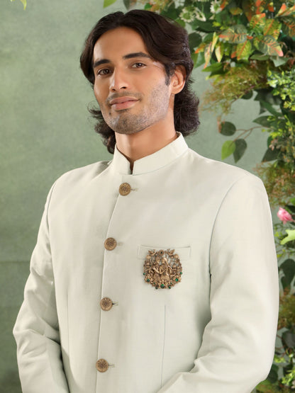 Divine Love Krishna Radha Brooch