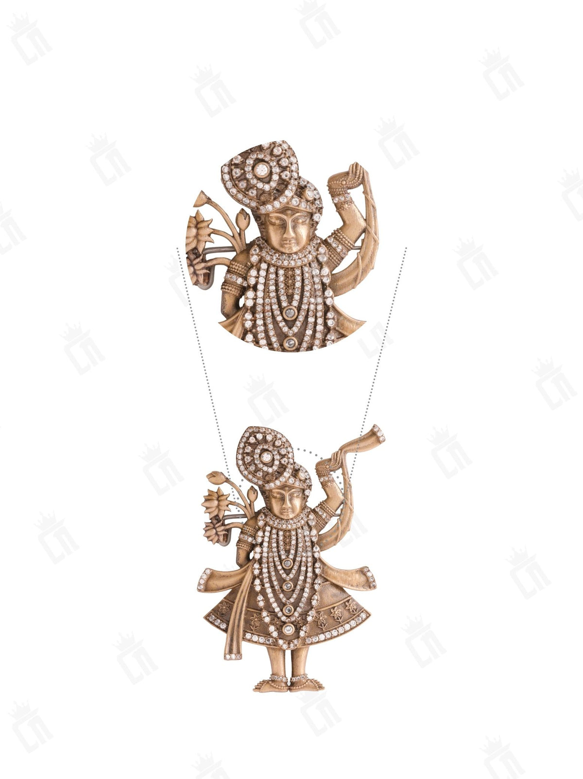 Divine Shrinathji Brooch