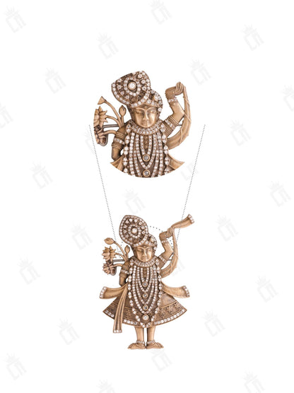 Divine Shrinathji Brooch