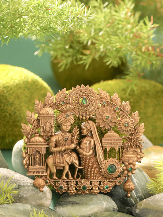 Royal Bride Groom Brooch