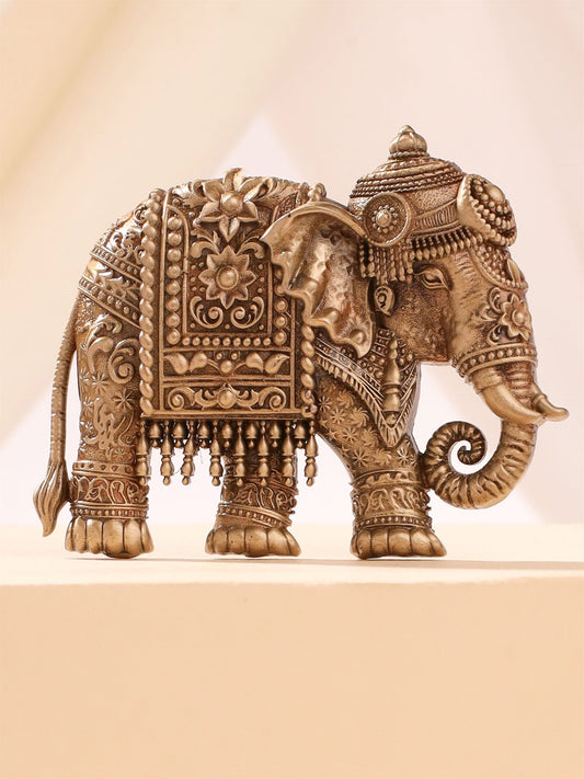 Heritage Elephant Adorned Brooch