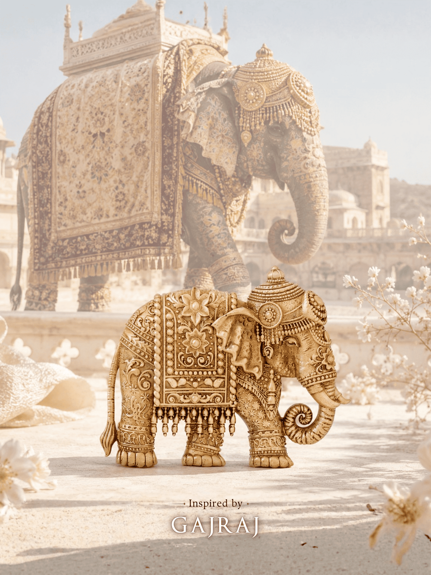 Heritage Elephant Adorned Brooch