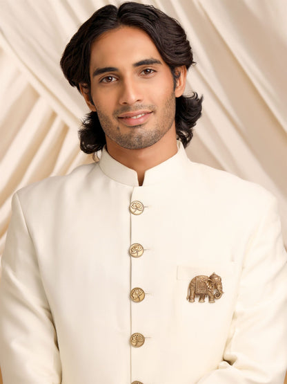 Heritage Elephant Adorned Brooch