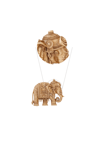 Heritage Elephant Adorned Brooch
