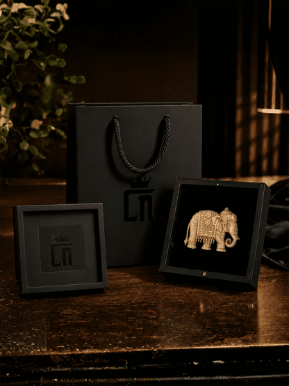 Heritage Elephant Adorned Brooch