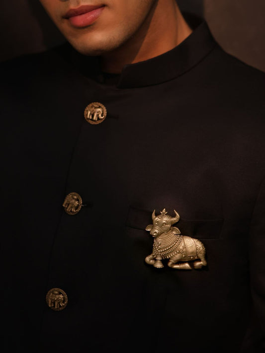 Divine Nandi Brooch