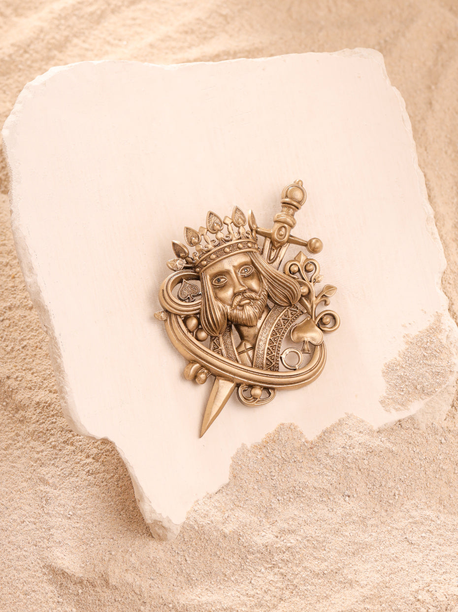 King of Spades Brooch