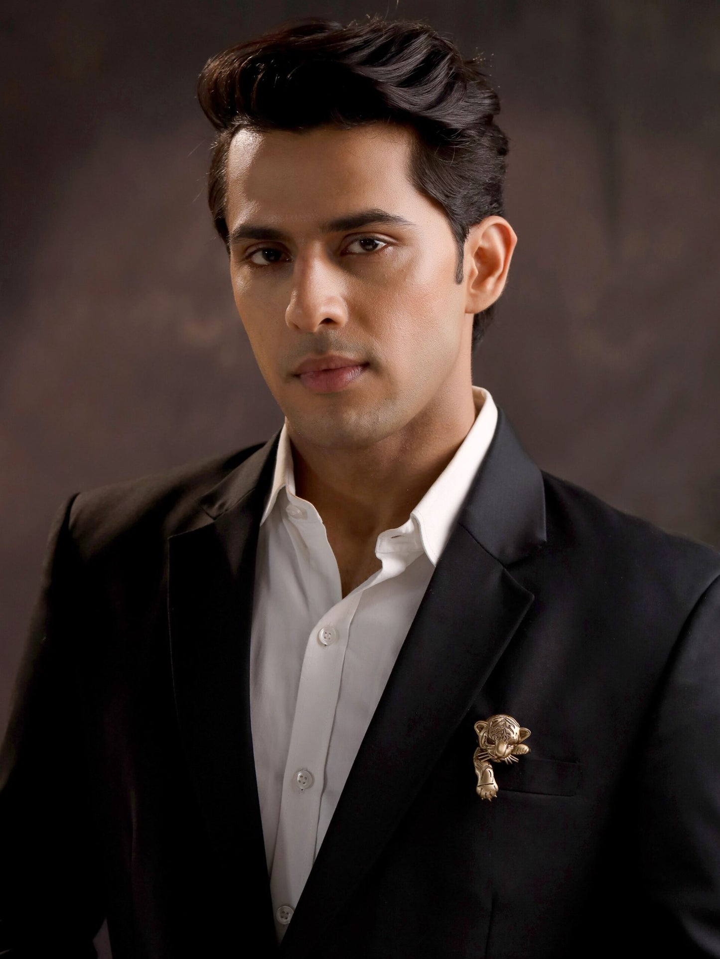 Whispering Stripes Brooch