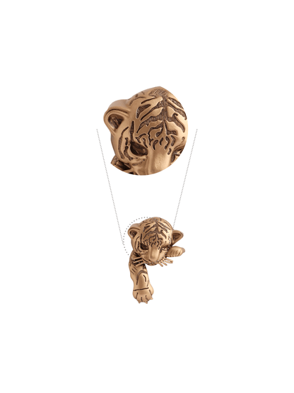 Whispering Stripes Brooch