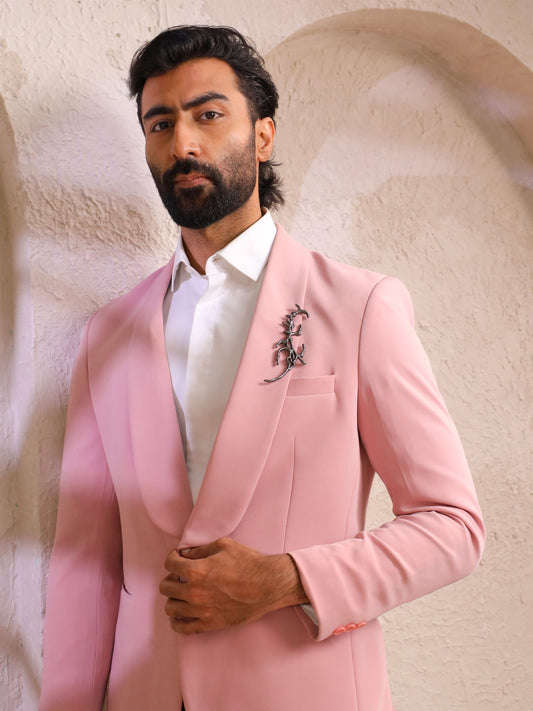 Smoky Strands Brooch