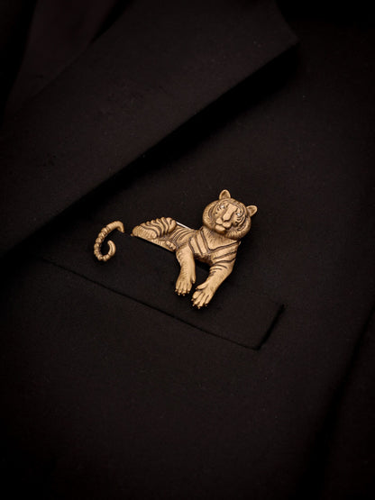 Enigmatic Stripes Brooch
