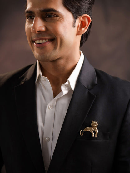 Enigmatic Stripes Brooch