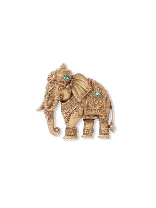 The Regal Elephant Brooch