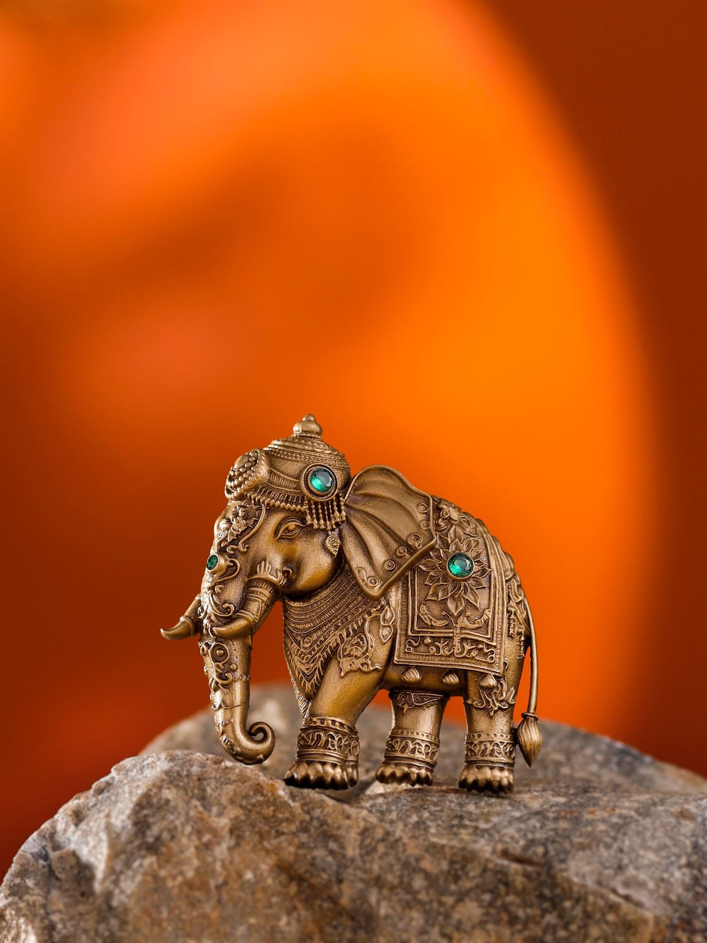 The Regal Elephant Brooch