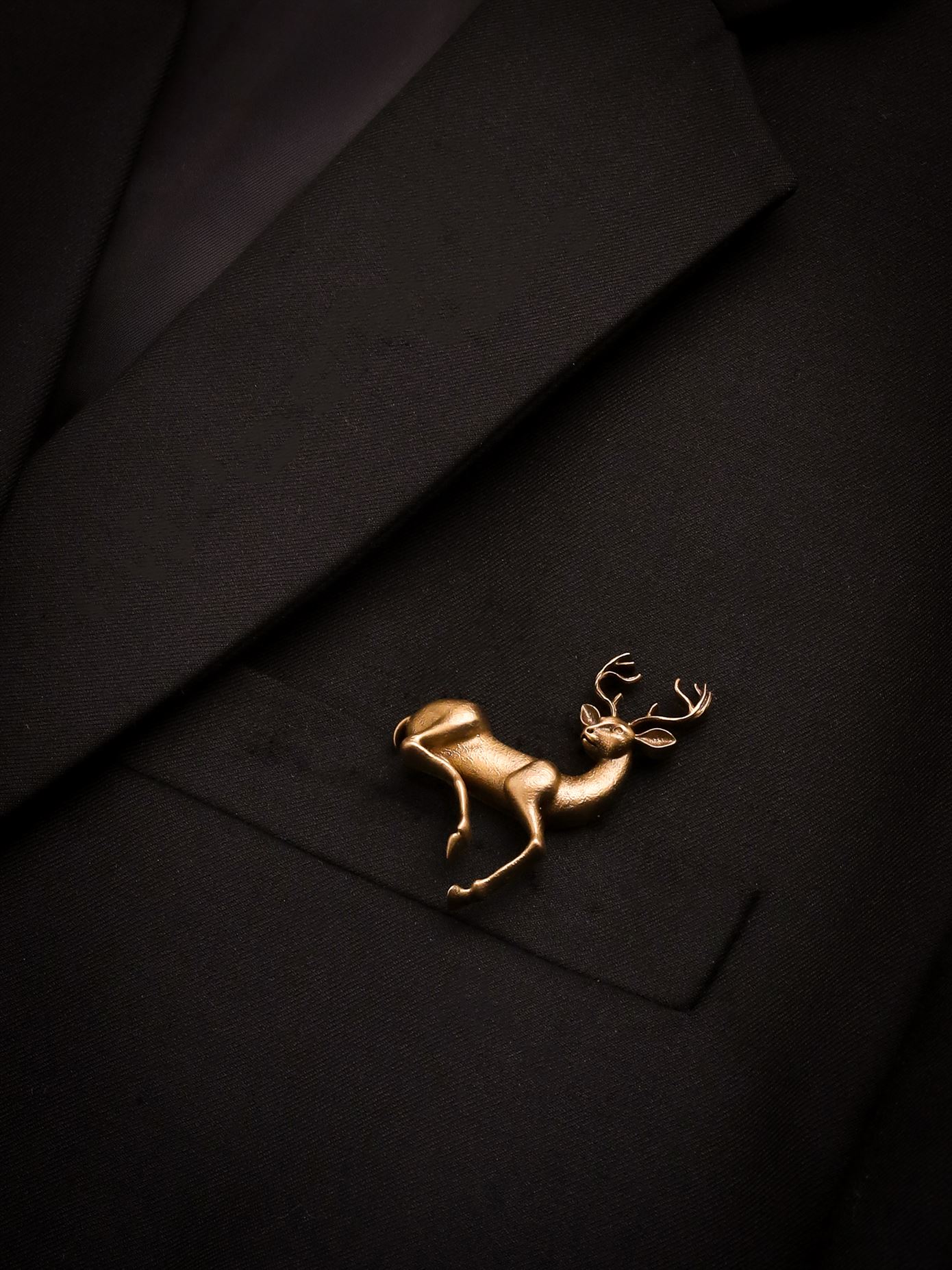 The Divine Stag Brooch