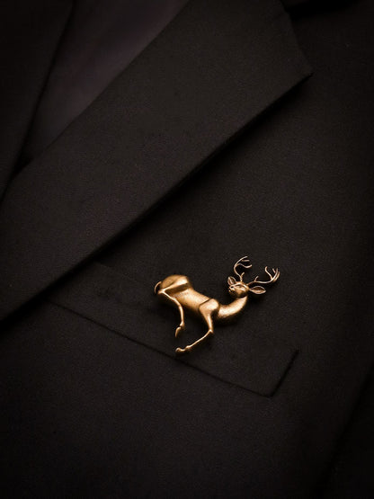 The Divine Stag Brooch