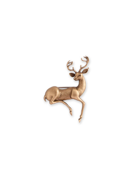 The Divine Stag Brooch