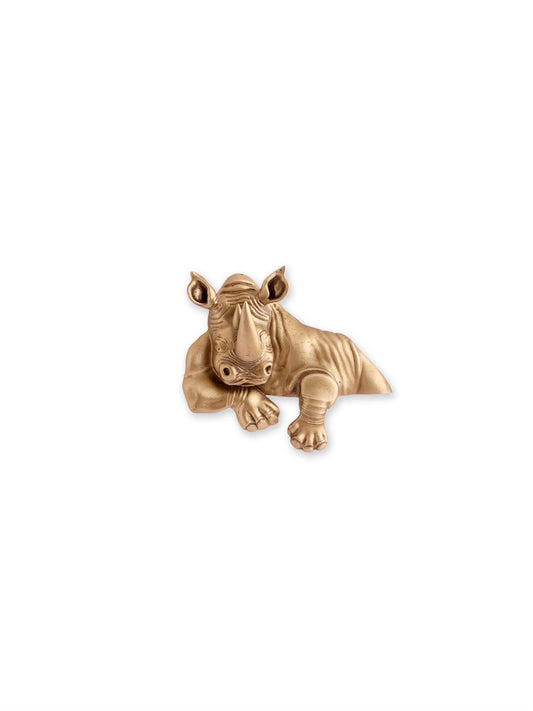the Resilient Rhino Brooch