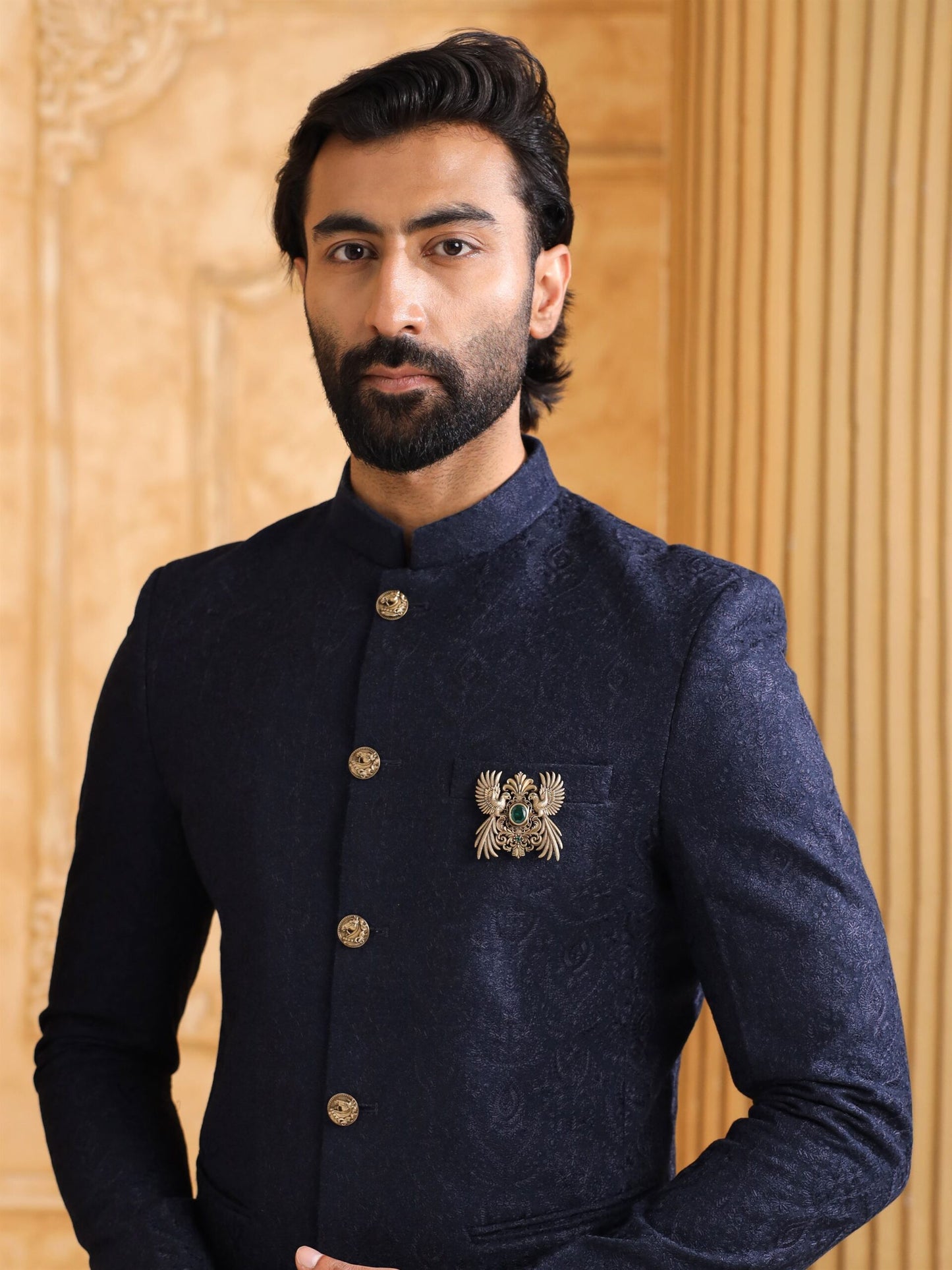 Emerald Aviary Brooch