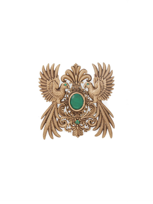 Emerald Aviary Brooch