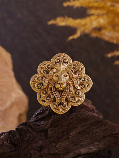 Lionheart Brooch