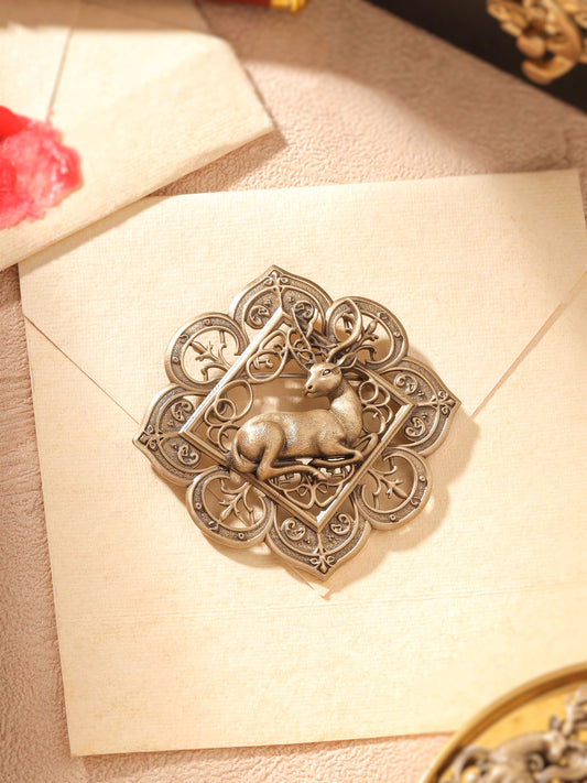 Serene Stag Brooch