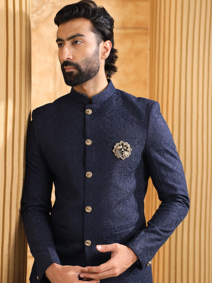 The Lotus Peacock Brooch