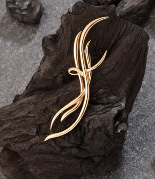 Liquid Gold Brooch
