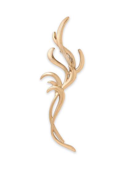 Golden Flame Brooch