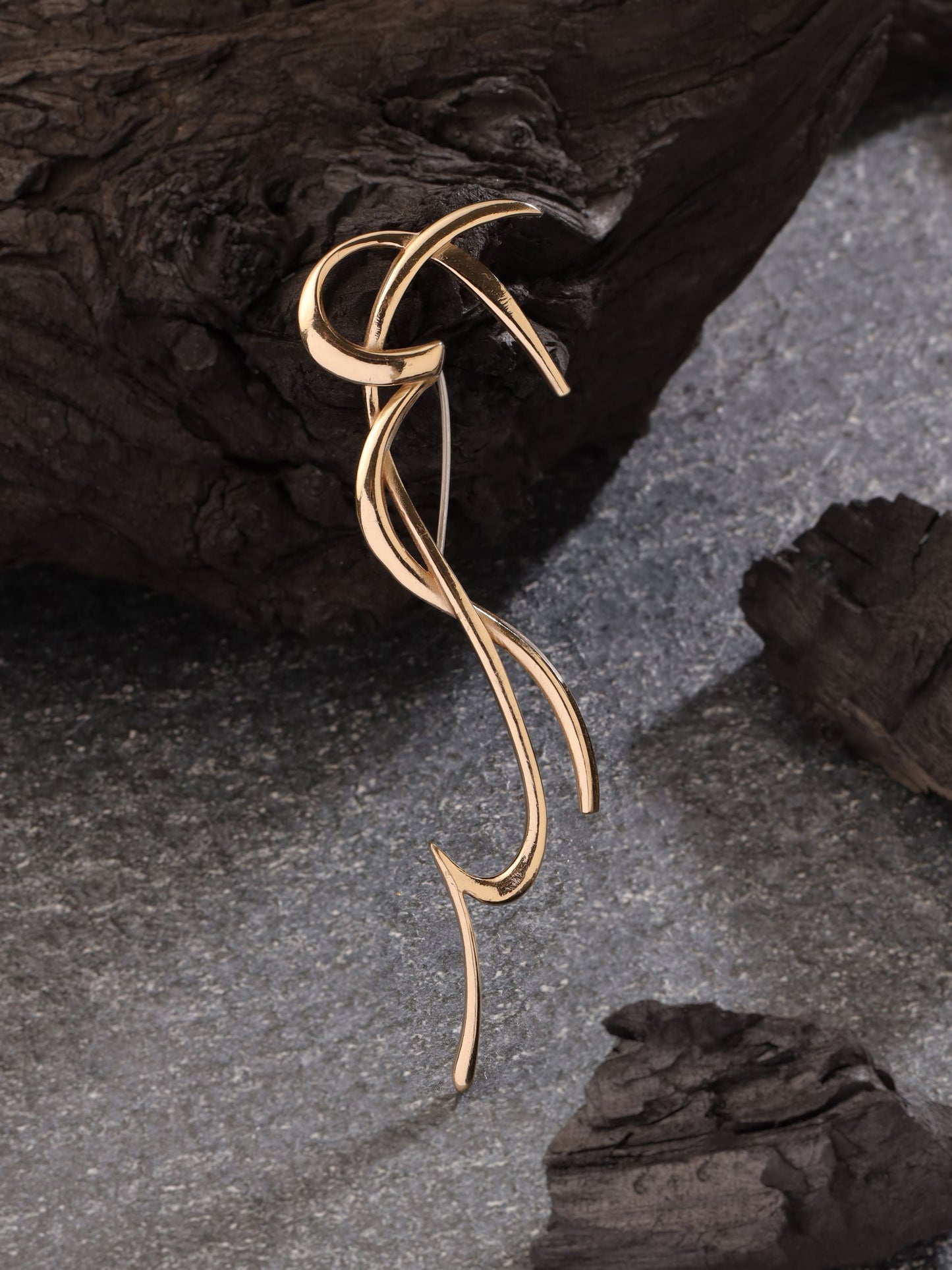 Abstract Signature Brooch