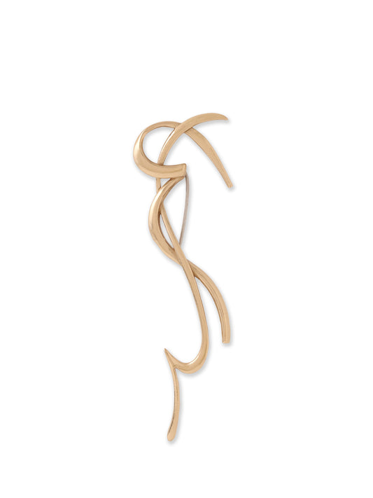 Abstract Signature Brooch
