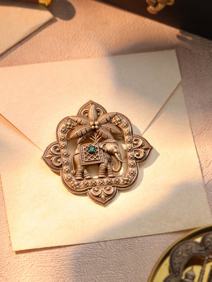 Elephant Majesty Brooch