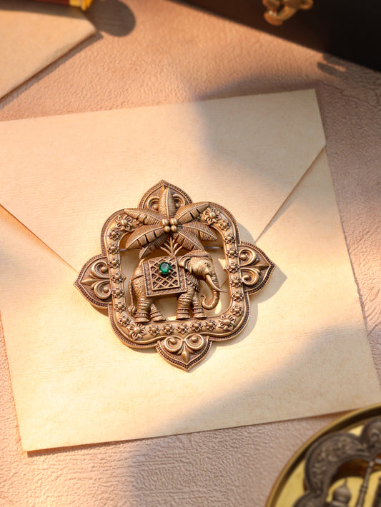 Elephant Majesty Brooch