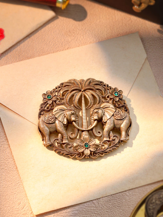 Elephant Grace Brooch