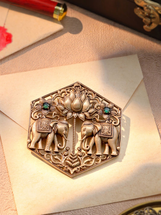 Gajkamal Brooch