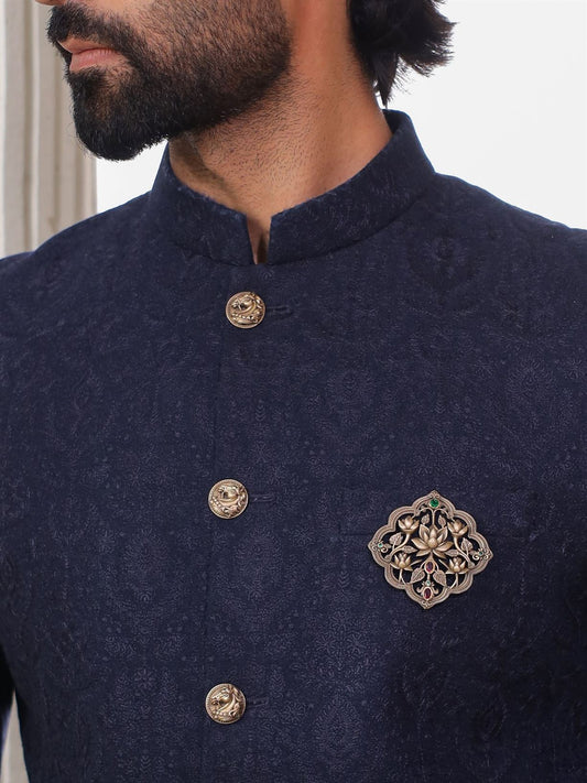 Lotus Charbagh Brooch