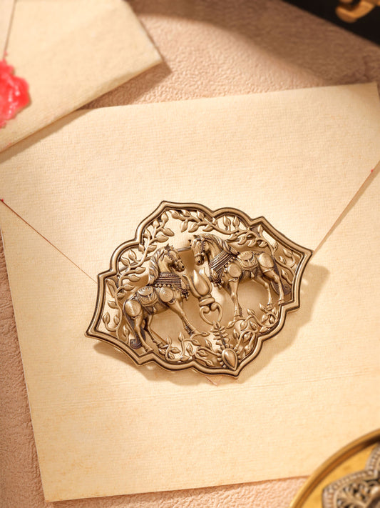Royal Stallion Brooch