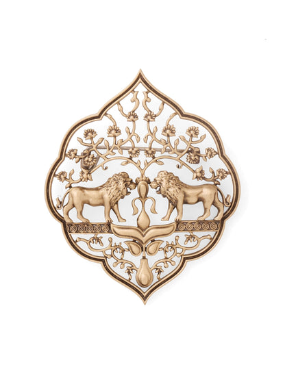 Regal Lions Brooch