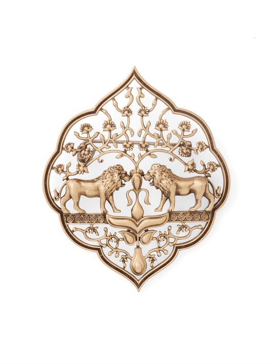 Regal Lions Brooch