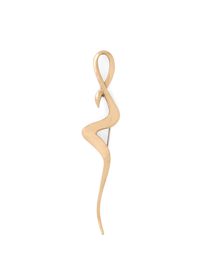 Abstract Flame Brooch