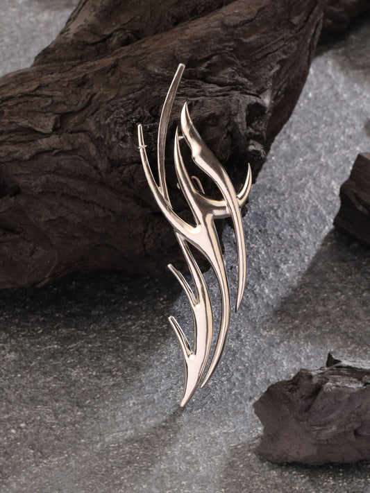 Abstract Rise Brooch