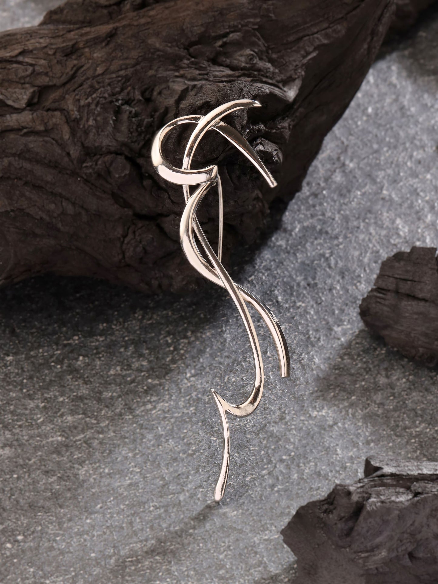 Abstract Drift Brooch