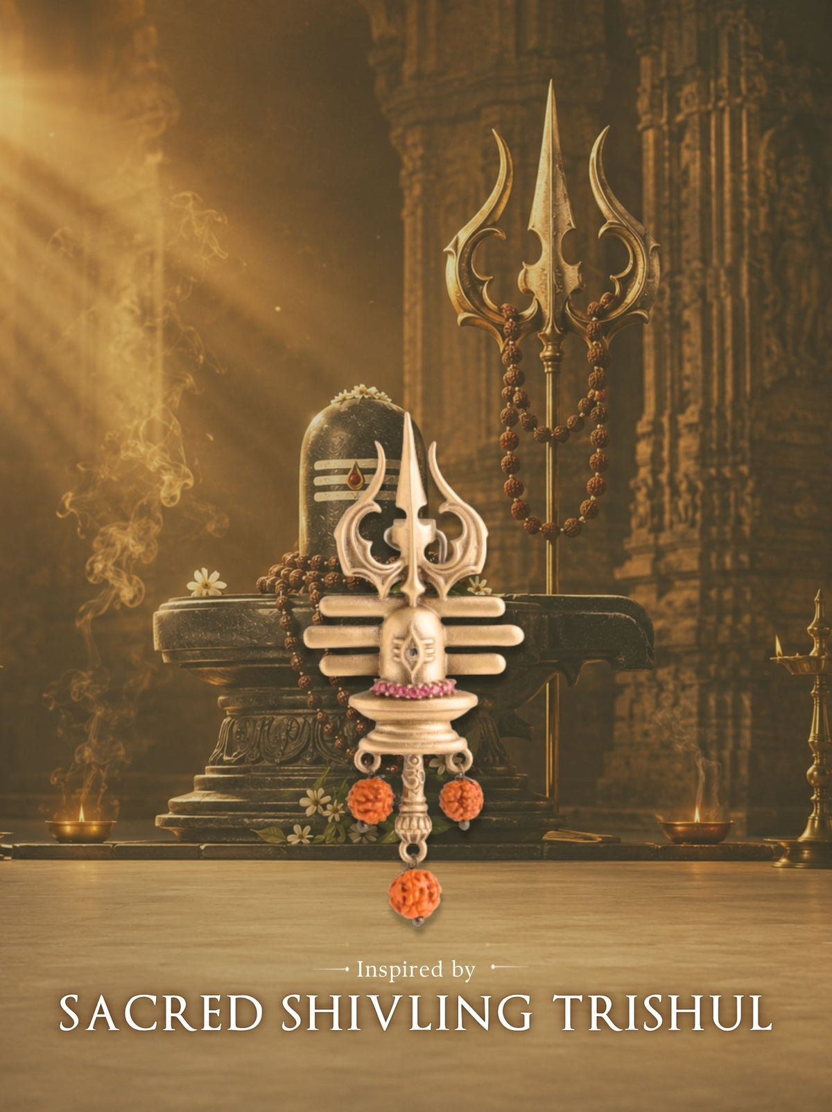 Divine Lingam Crest Brooch