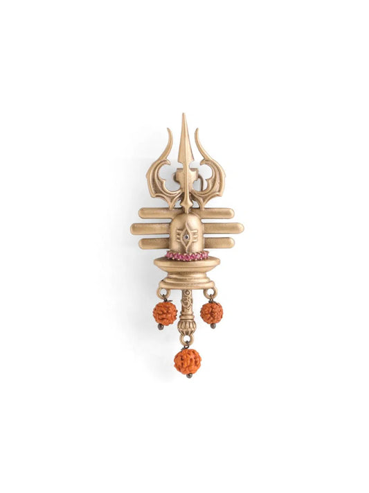 Divine Lingam Crest Brooch