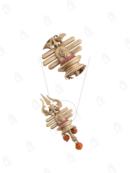 Divine Lingam Crest Brooch