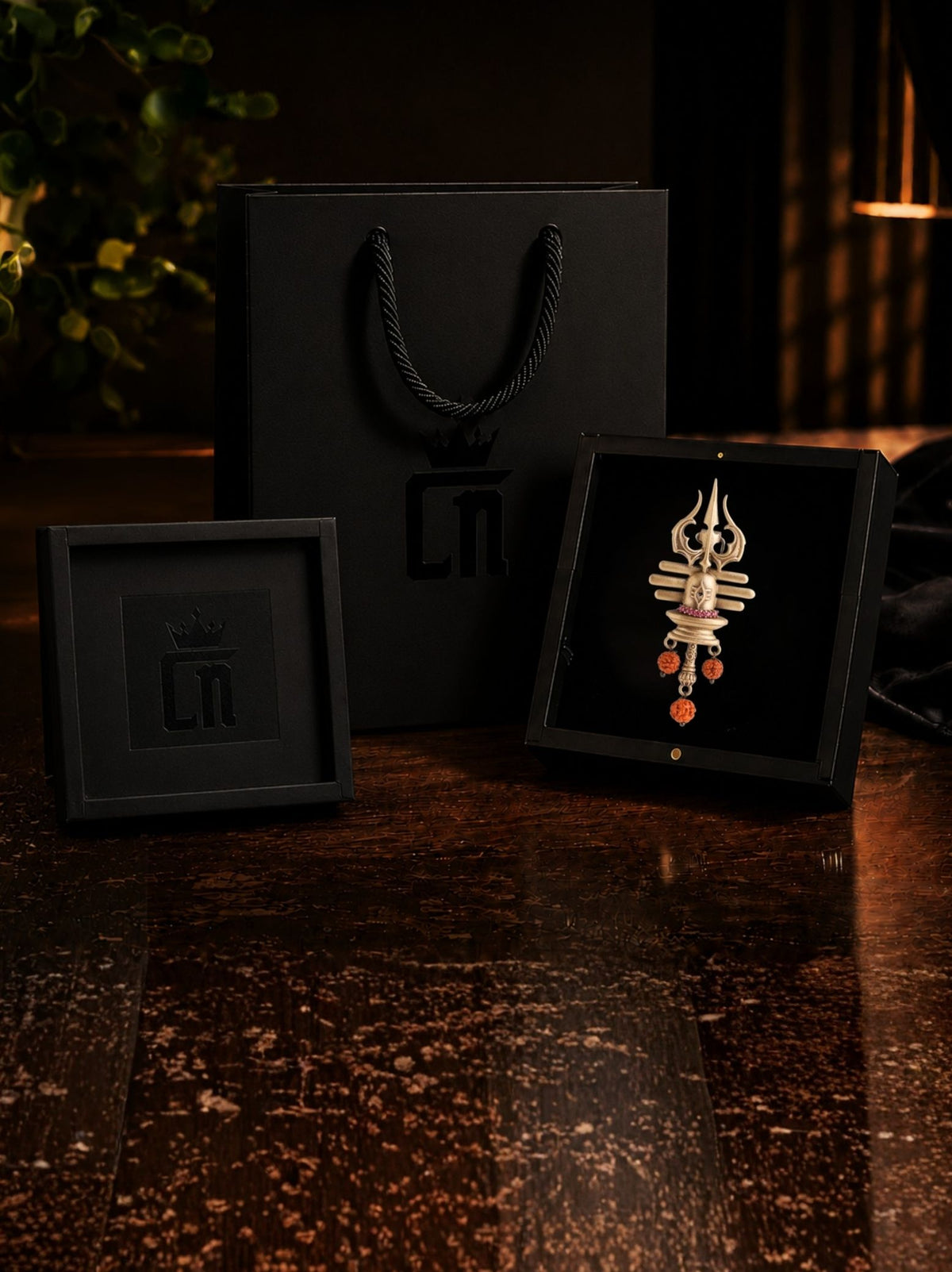 Divine Lingam Crest Brooch